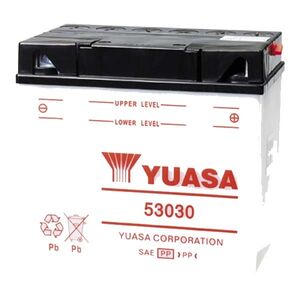 YUASA 53030-12V YuMicron DIN - Dry Cell, Includes Acid Pack 