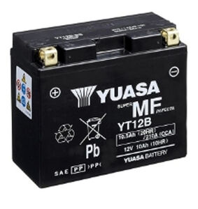 YUASA YT12B (WC) 12V Factory Activated MF VRLA Battery 