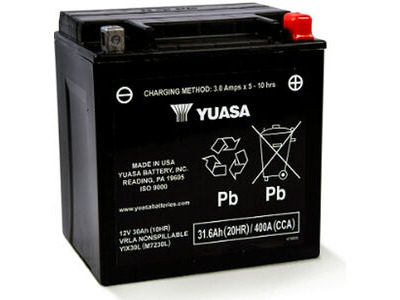 YUASA YIX30L (WC) 12V Factory Activated High Performance MF VRLA Battery