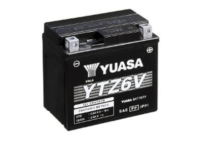 YUASA YTZ6V (WC) 12V Factory Activated High Performance MF VRLA Battery