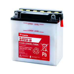 YUASA STC9-B (DC) 12V Scooter Battery click to zoom image