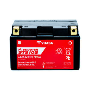 YUASA STS10S (CP) 12V MF VRLA Scooter Battery click to zoom image